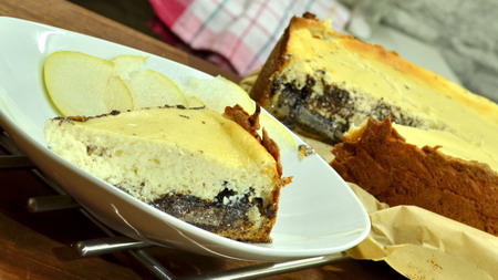 Birnen Quark Mohnkuchen 45 Birnen Quark Mohnkuchen 45