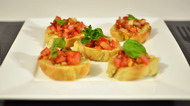 Bruschetta warm