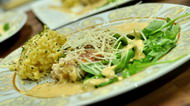 Kabeljau und Lachs Risotto