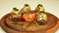 Hackfleisch Champignons-k
