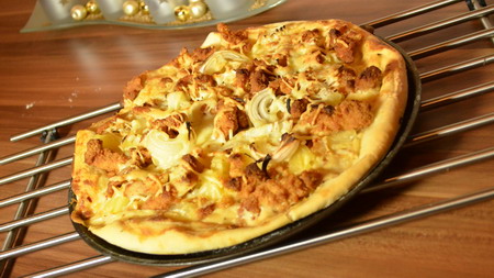 Pizza Chicken Tandoori 45 Pizza Chicken Tandoori 45