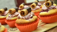 himbeer kokos cupcakes